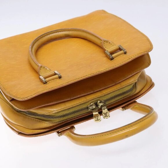 LOUIS VUITTON Epi Triana Hand Bag Yellow LV Auth 137977 - Picture 7 of 14